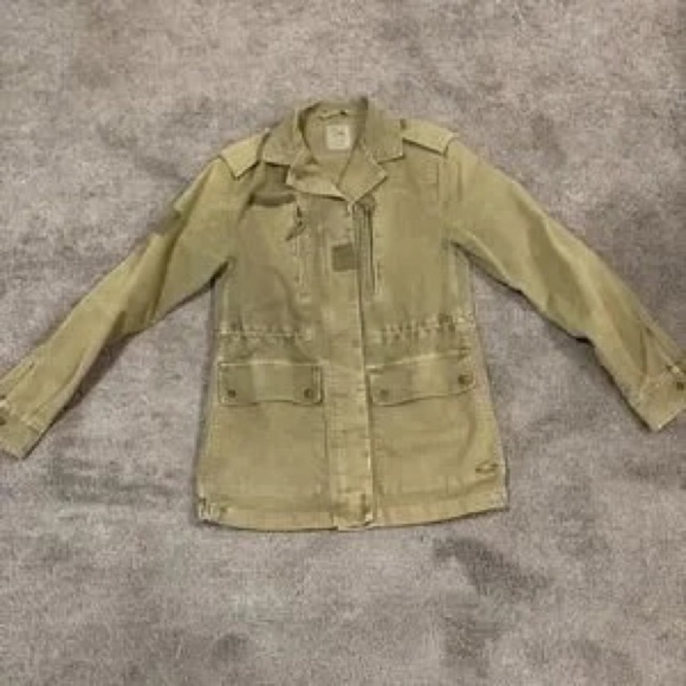 Zara Olive Green Utility Jacket